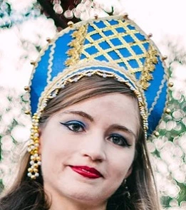 Русский Народный фольклорный головной убор Кокошник с планкой «Большой» для детей и взрослых