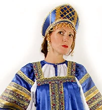 Русский Народный фольклорный головной убор Кокошник с планкой «Большой» для детей и взрослых