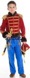 Детский карнавальный костюм «Гусарский Офицер» для мальчиков