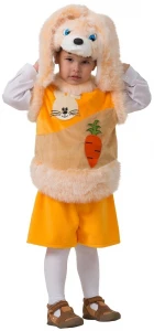 Детский карнавальный костюм Кролик «Лучик» для мальчиков и девочек