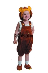 Детский карнавальный костюм Медвежонок «Мишка» бурый для мальчиков