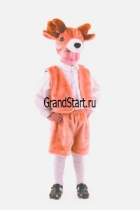 Детский карнавальный костюм Олень «Олешка» для мальчиков