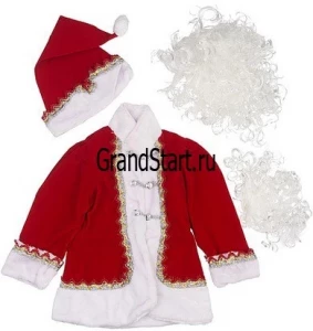 Детский новогодний костюм «Санта Клаус» для мальчиков