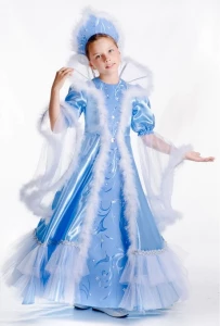 Детский новогодний костюм «Снежная Королева» для девочек