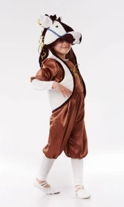 Детский карнавальный костюм Лошадка «Праздничная» для девочек и мальчиков