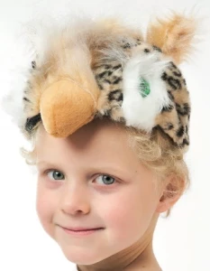 Детская карнавальная Шапочка Птица «Сова» для девочек и мальчиков