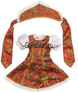 Детский Русский Народный карнавальный костюм «Марьюшка» для девочек