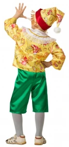 Детский карнавальный костюм Буратино «Сказочный» для мальчиков