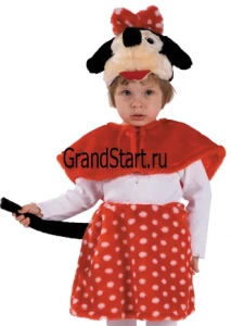 Детский карнавальный костюм Мышка «Минни Маус» для девочек