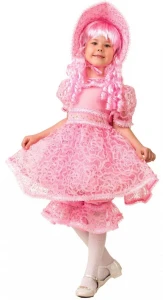 Детский маскарадный костюм «Кукла» для девочек