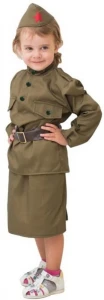 Детская военная «Юбка» ВОВ для девочек