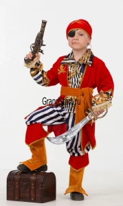 Детский карнавальный костюм Пират «Морской» для мальчиков
