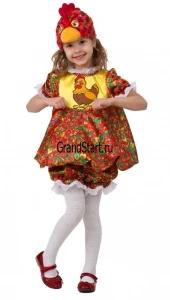 Детский маскарадный костюм «Курочка Пеструшка» для девочек