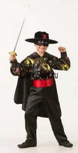 Детский маскарадный костюм «Зорро» для мальчика