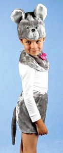 Детский карнавальный костюм «Мышонок» (подростковый) для мальчиков и девочек