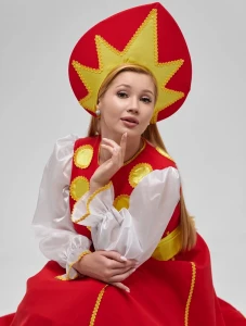 Русский Народный костюм Масленица «Широкая» женский для взрослых