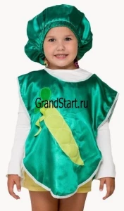 Детский костюм Зелёный «Горошек» для девочек и мальчиков