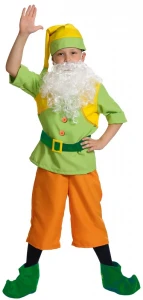 Детский карнавальный костюм Гном «Мечтатель» для мальчиков и девочек