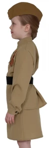 Детский Военный костюм «Солдаточка» Великой Отечественной Войны для девочек