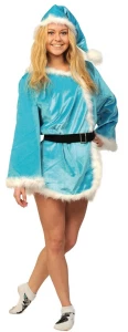 Карнавальный костюм «Снегурочка» (боа) для взрослых