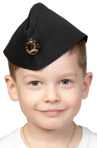Пилотка «ВМФ» солдатская для детей