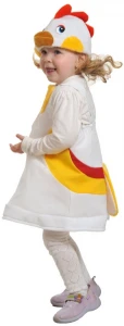 Детский маскарадный костюм «Курочка» для девочек