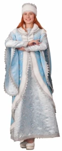 Новогодний костюм Снегурочка «Царская» женский