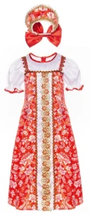 Детский Русский Народный костюм «Алёнка» для девочек