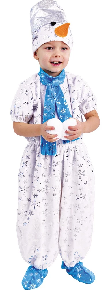 Карнавальный костюм «Снеговик» для мальчиков и девочек