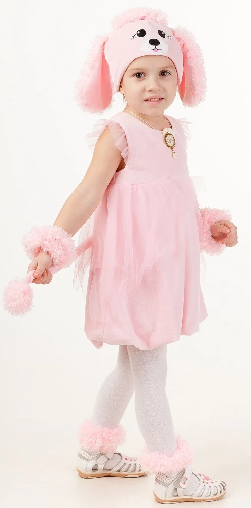 Детский карнавальный костюм Собака «Пудель Матильда» для девочек