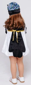 Детский маскарадный костюм «Сорока-Белобока» для девочек
