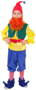 Детский карнавальный костюм Гном «Тилли» для мальчиков и девочек
