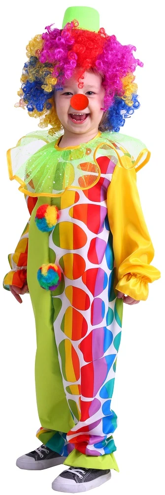 Детский маскарадный костюм «Клоун» для мальчиков и девочек
