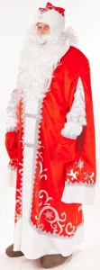 Карнавальный костюм Дед Мороз «Премиум» для взрослых