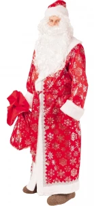 Карнавальный костюм «Дед Мороз» (сатин) для взрослых