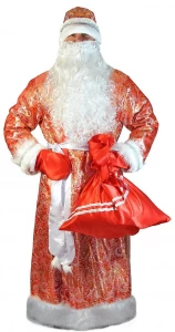 Карнавальный костюм «Дед Мороз» (парча) для взрослых