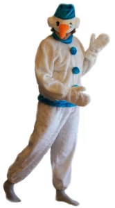 Маскарадный костюм «Снеговик» для взрослых