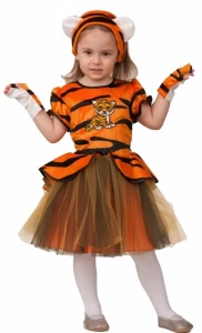 Карнавальный костюм «Тигряша» для девочек