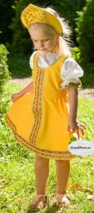 Русский Народный Фольклорный костюм «Елена» для девочек