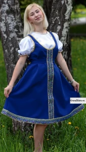 Русский Народный Фольклорный костюм «Елена» для взрослых
