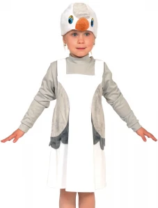 Карнавальный костюм «Цапля» (плюш) детский