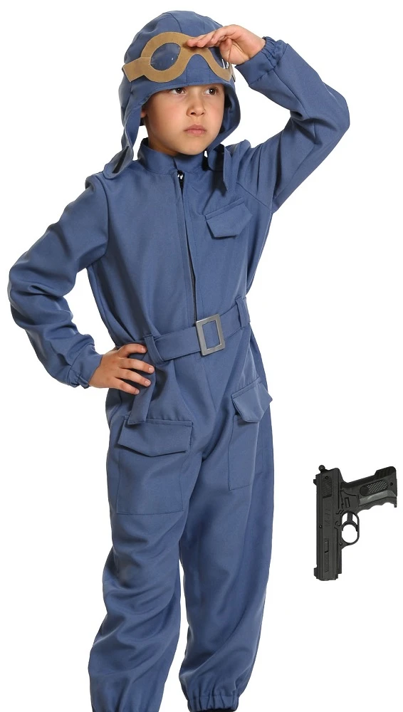 Карнавальный костюм «Летчик» с пистолетом детский