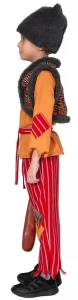 Карнавальный костюм «Разбойник» с дубиной для мальчиков