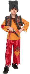 Карнавальный костюм «Разбойник» с мушкетом для мальчика