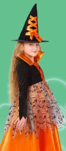 Маскарадный костюм «Ведьмочка» детский