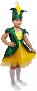 Карнавальный костюм «Кукуруза» для девочек