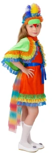 Карнавальный костюм Попугай «Рита» для девочек