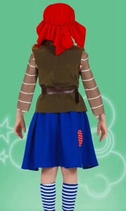 Карнавальный костюм Разбойница «Лесная» для девочек