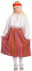 Карнавальный костюм «Эстонка» для девочек