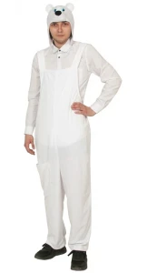 Карнавальный костюм Медведь «Белый» для взрослых